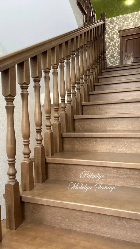 villa ahşap mobilya dekorasyonu